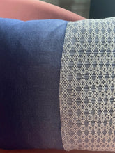 Coussin Ede bleu roi